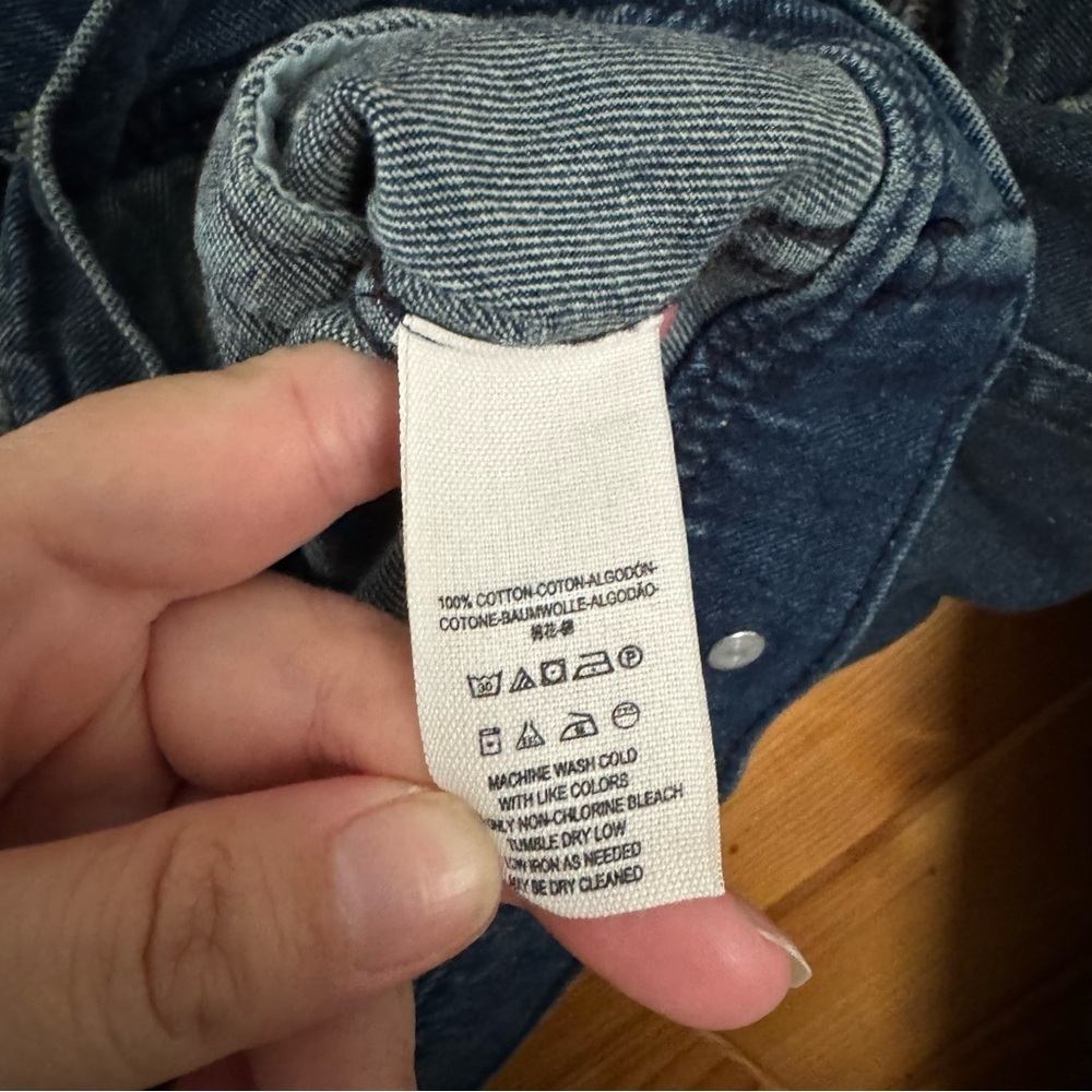 Free People Distressed Denim Jacket - Picture 5 of 5